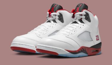 Air Jordan 5 "Fire Red (Black Tongue)" HQ7978-101